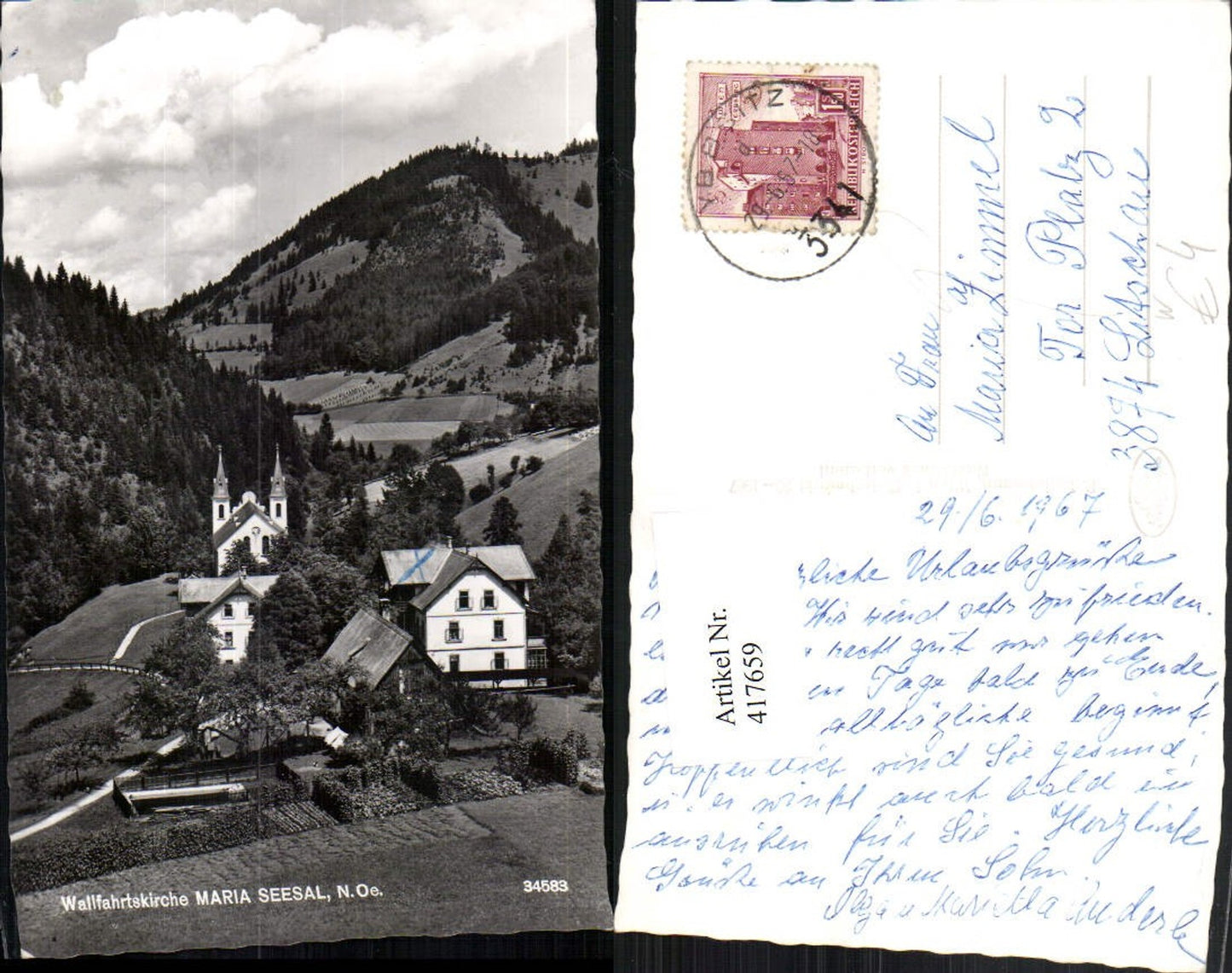 417659,Maria Seesal b. Ybbsitz Wallfahrtskirche Kirche