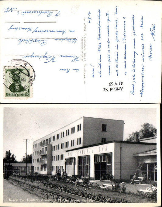 417669,Bad Deutsch Altenburg Kurhaus Gebäude