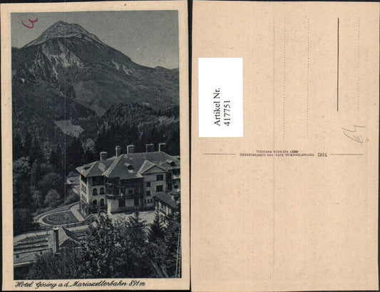 417751,Hotel Gösing an d. Mariazellerbahn Bergkulisse