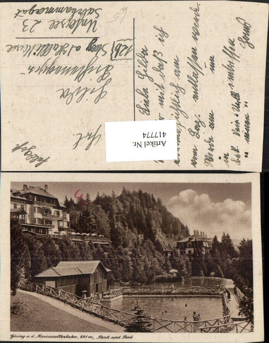 417774,Gösing an d. Mariazellerbahn Park u. Bad