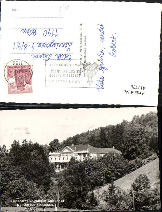 417776,Neustift b. Scheibbs Kindererholungsheim Lehenhof