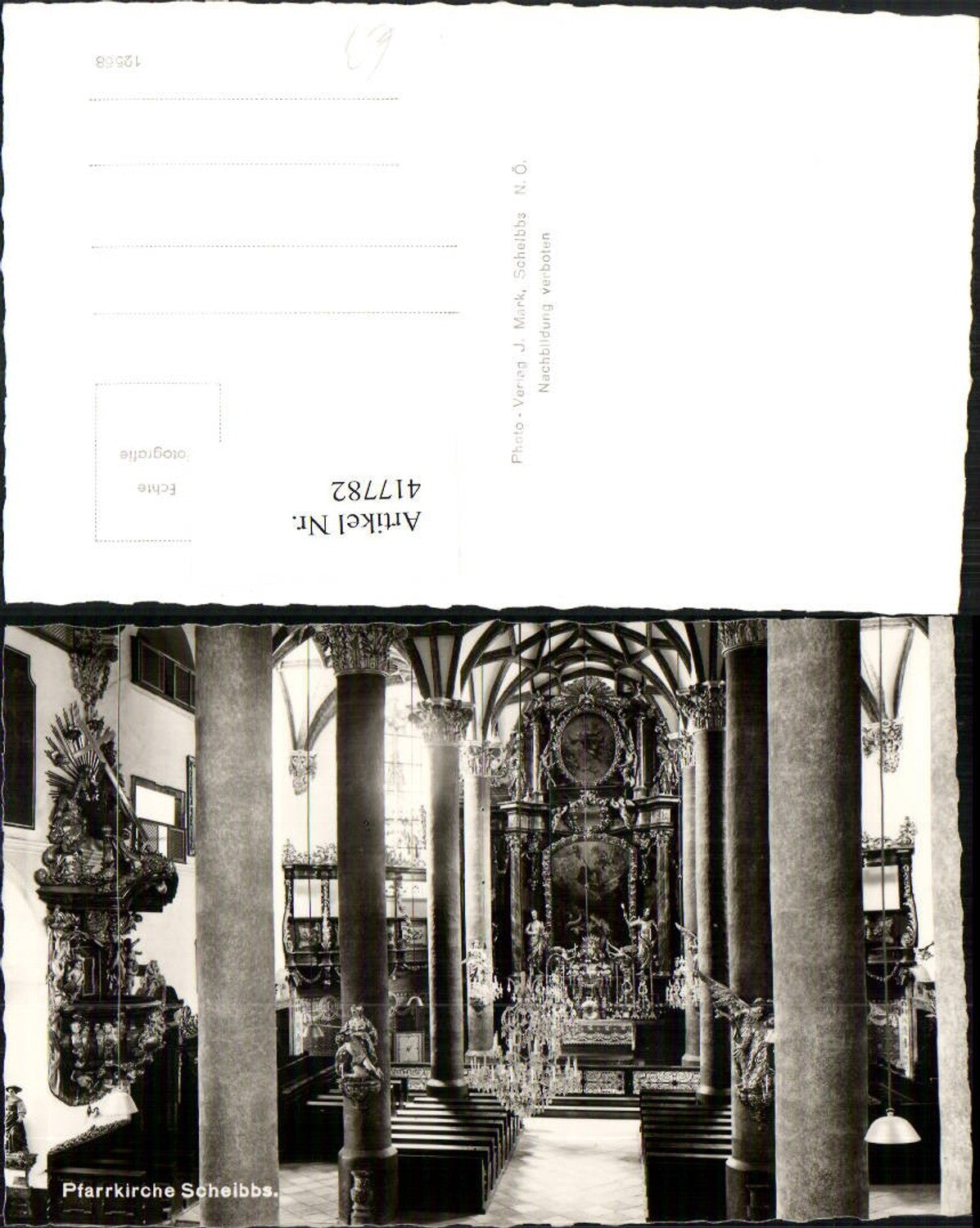 417782,Scheibbs Pfarrkirche Kirche Innenansicht