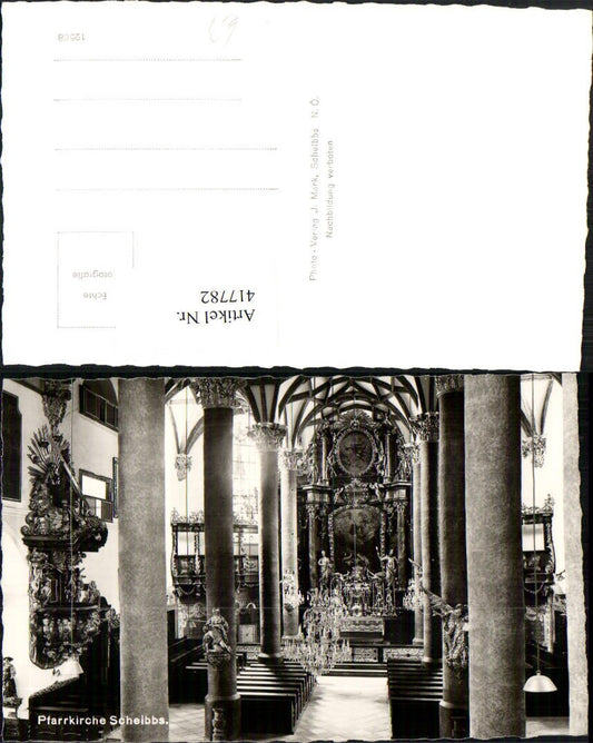 417782,Scheibbs Pfarrkirche Kirche Innenansicht
