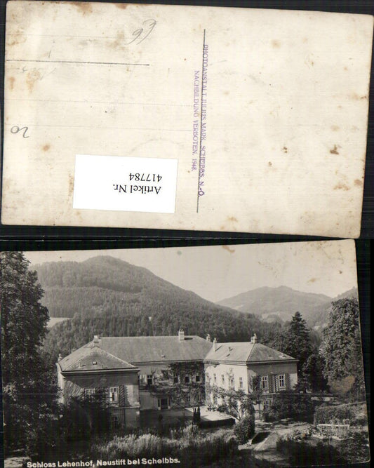 417784,Neustift b. Scheibbs Schloss Lehenhof