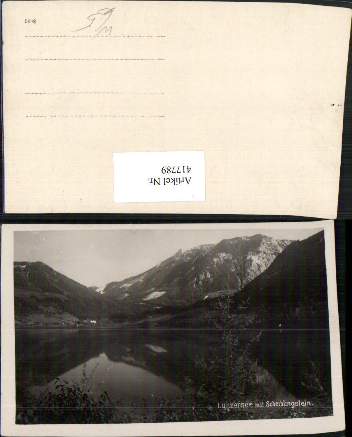 417789,Lunzersee See b. Lunz m. Scheiblingstein Bergkulisse