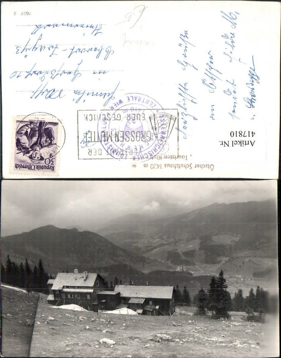 417810,Ötscher Schutzhaus Berghütte b. Lackenhof