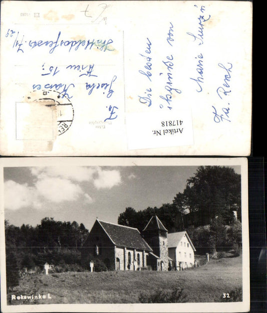 417818,Rekawinkel b. Pressbaum Kapelle Kirche