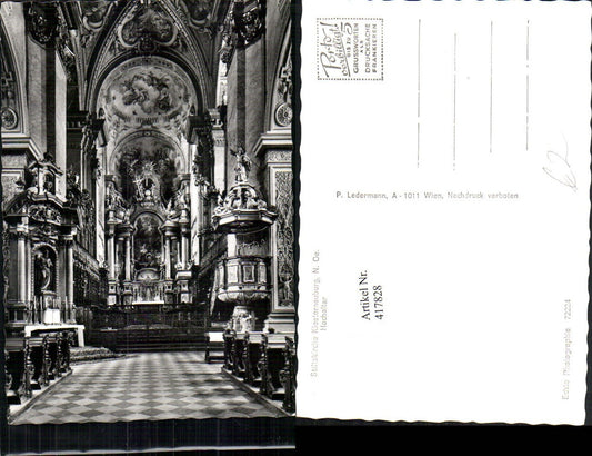 417828,Klosterneuburg Stiftskirche Kirche Innenansicht Hochaltar