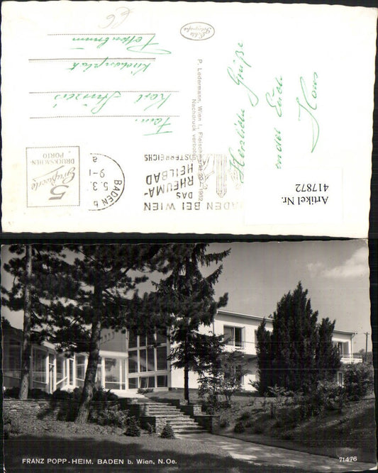 417872,Baden b. Wien Franz Popp-Heim