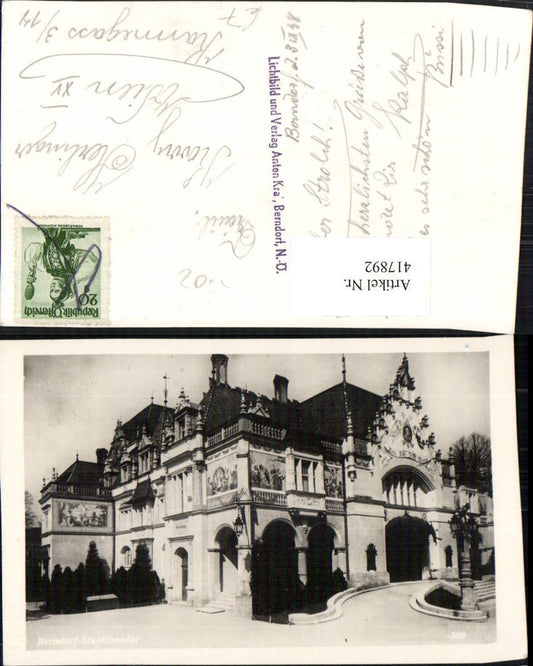 417892,Berndorf Stadttheater Theater Gebäude