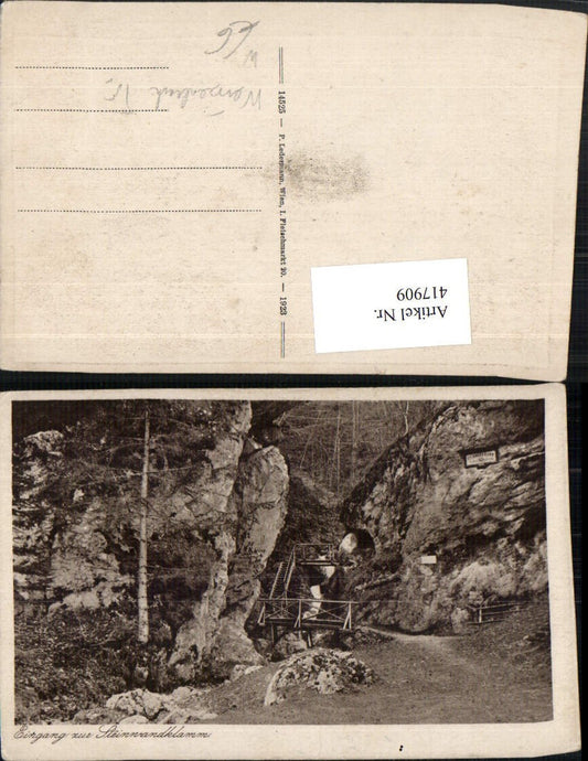 417909,Eingang zur Steinwandklamm b. Weissenbach an d. Triesting