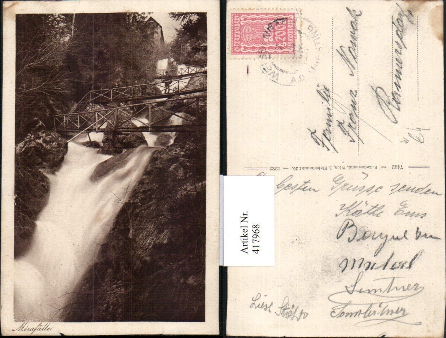 Alte Ansichtskarte – Old Postcard