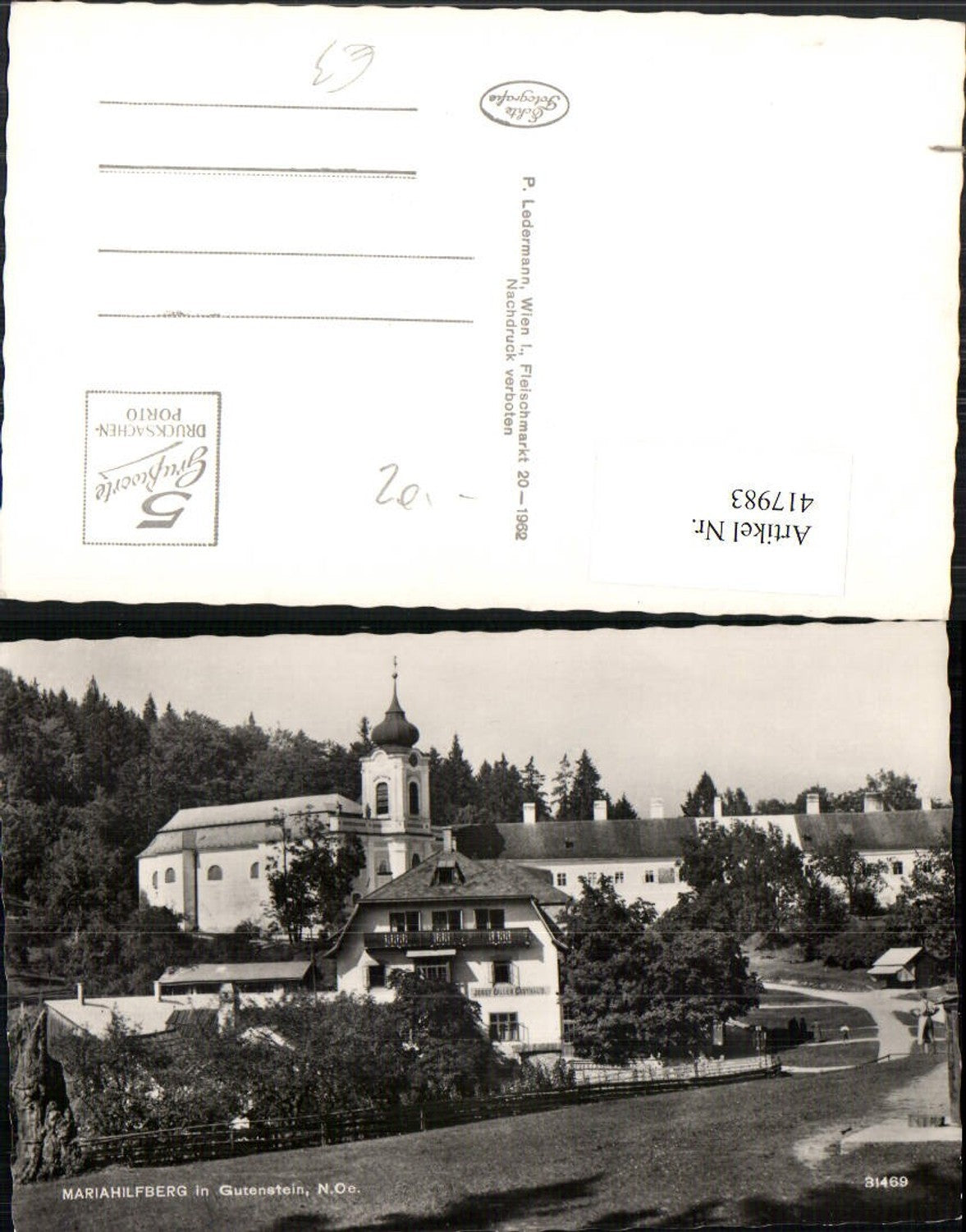 Alte Ansichtskarte – Old Postcard