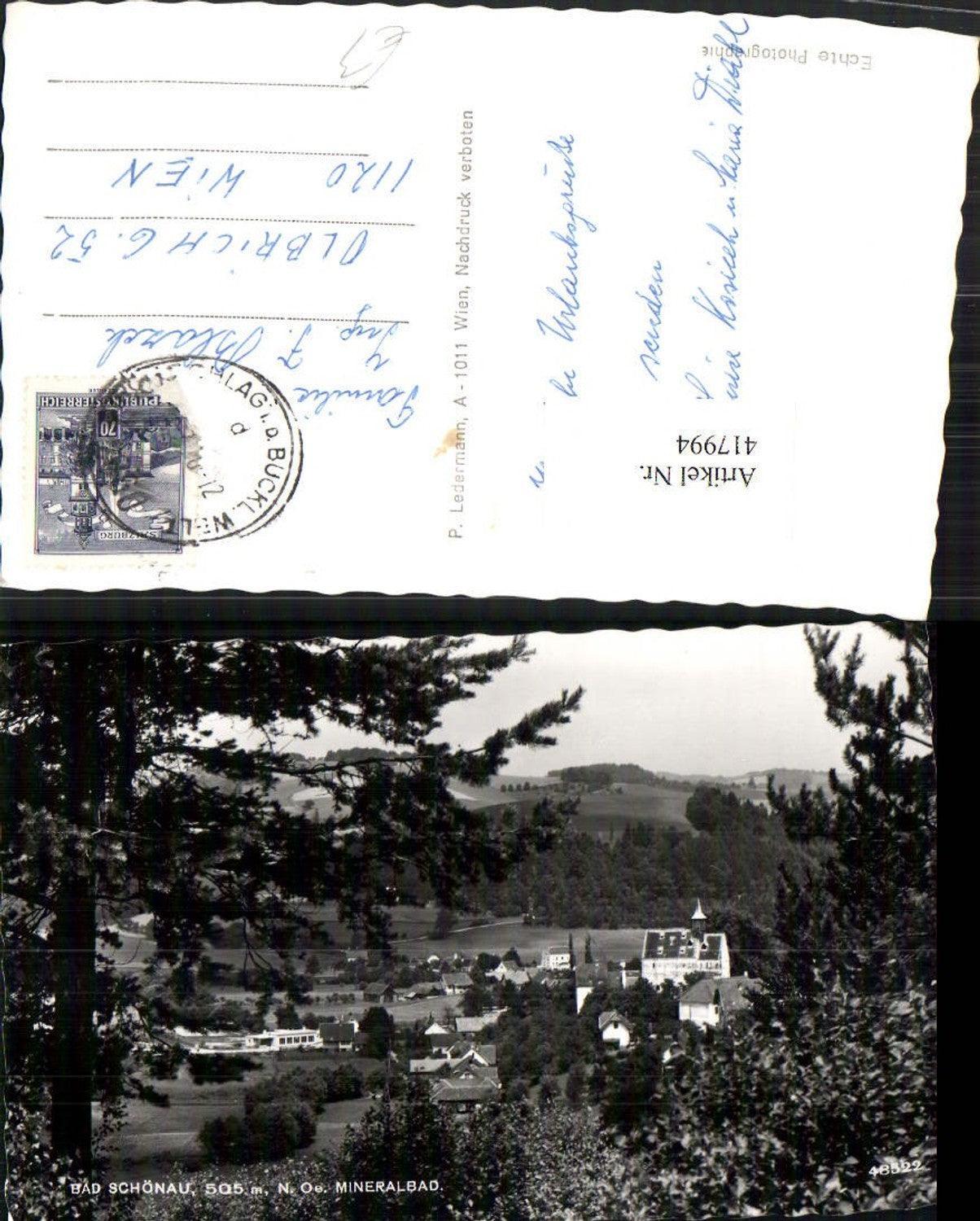 Alte Ansichtskarte – Old Postcard