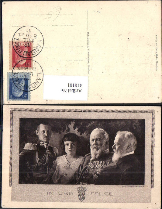 418101,Die Erbfolge Luitpold von Bayern Adel Monarchie Deutschland