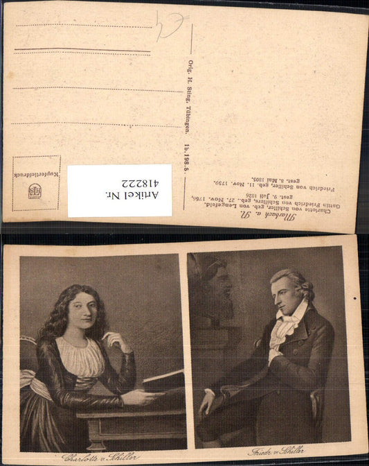 418222,Charlotte v. Schiller Friedrich Schiller Kunst Wissenschaft