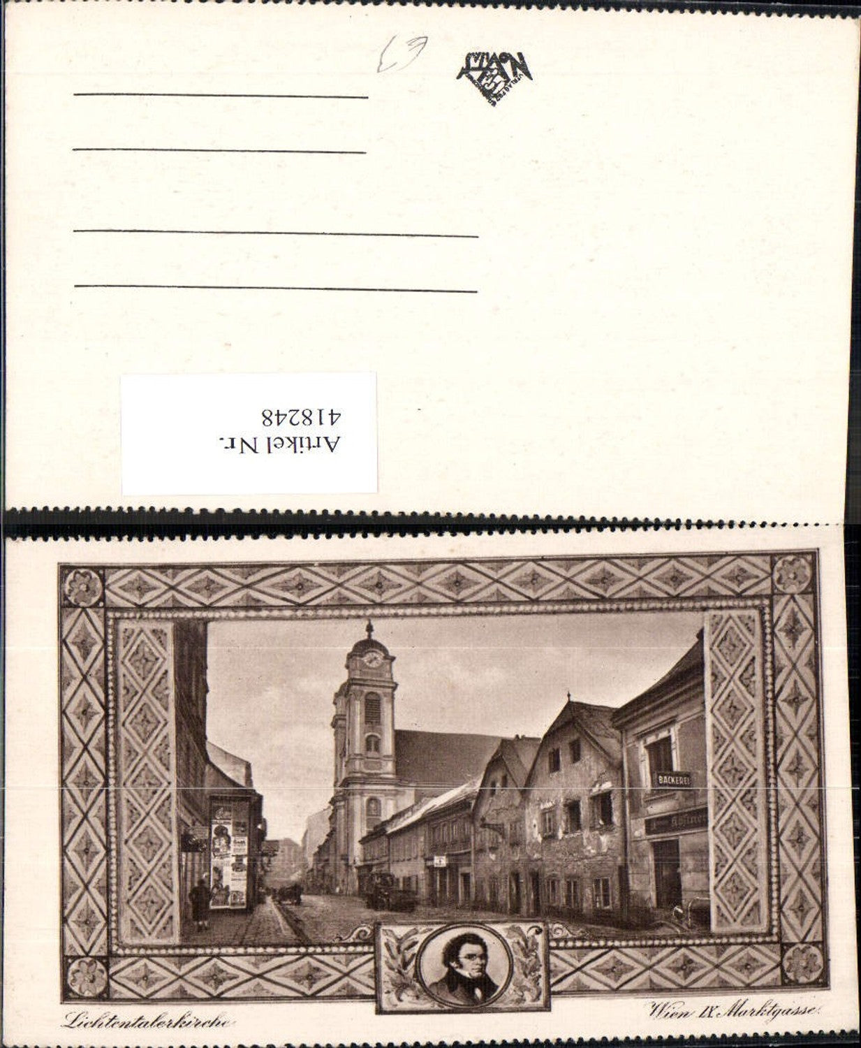 418248,Schubert Lichtentalerkirche Wien Marktgasse Komponist Musik