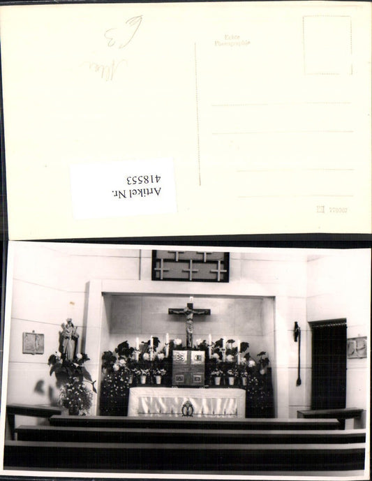 418553,Foto Ak Kirche Ansicht Altar