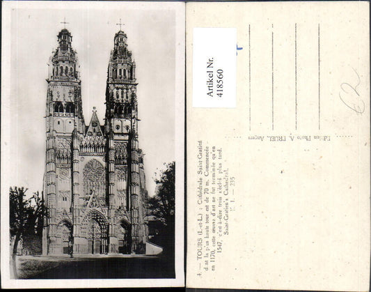 418560,Tours Cathedrale Saint-Gratien Kirche Dom