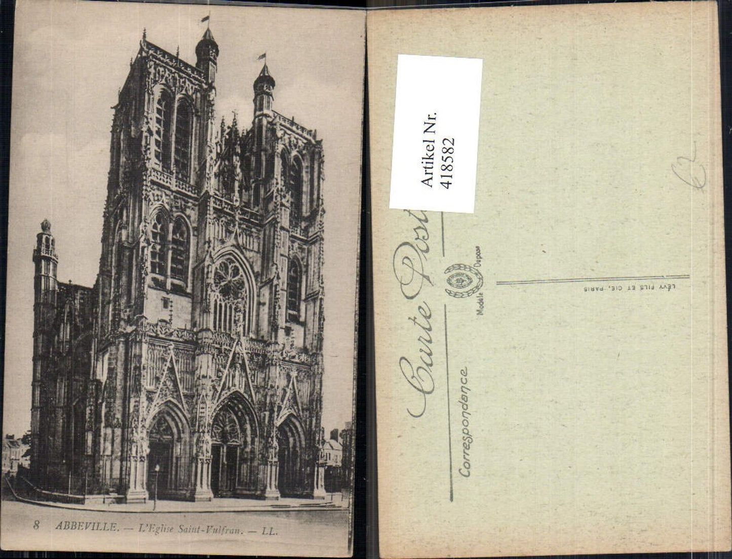 418582,Abbeville L Eglise Saint Vulfran Kirche Dom