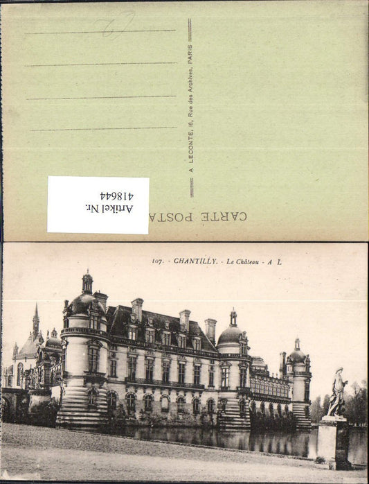 418644,Chantilly Le Chateau Schloss