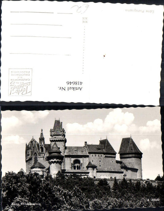 418646,Foto Ak Burg Kreuzenstein Leobendorf