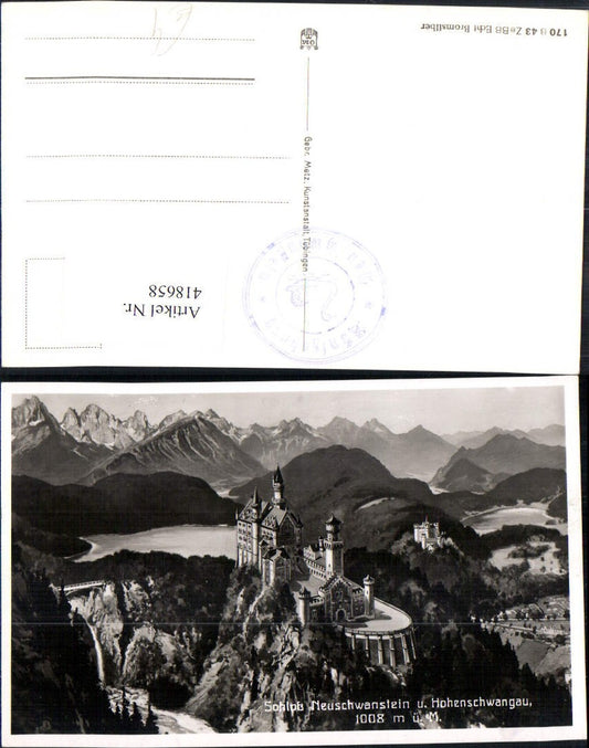 418658,Schloss Neuschwanstein u. Hohenschwangau