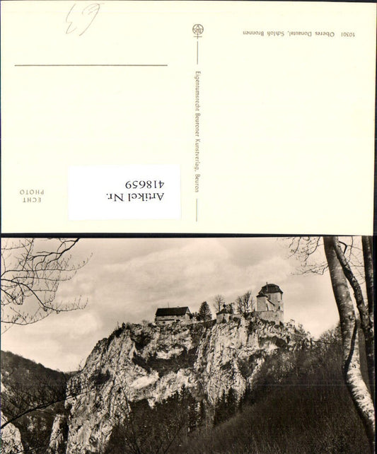 418659,Foto Ak Schloss Bronnen Oberes Donautal Fridingen an d. Donau