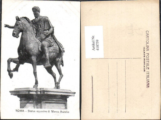 418759,Roma Rom Statue equestre di Marco Aurelio Statue Monument Antike