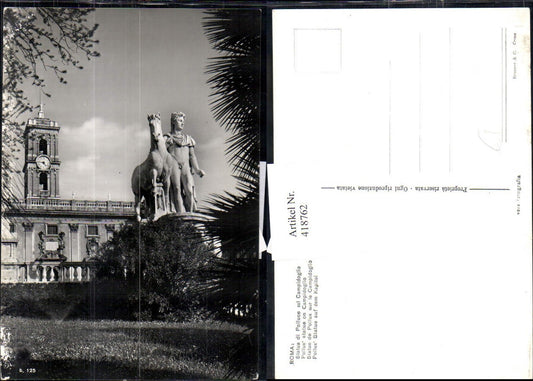418762,Roma Rom Statue de Pollux sur le Campidolglio Monument Kapitol