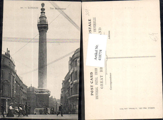 418774,London The Monument Obelisk