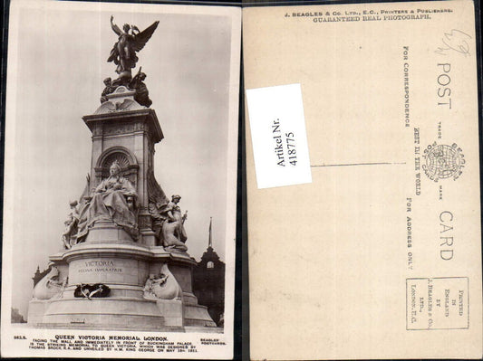 418775,Queen Victoria Memorial London Statue Monument