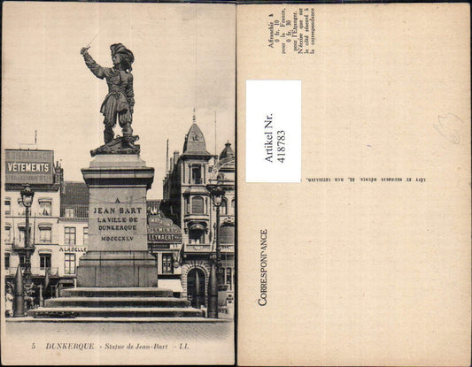 418783,Dunkerque Statue de Jean-Bart Monument