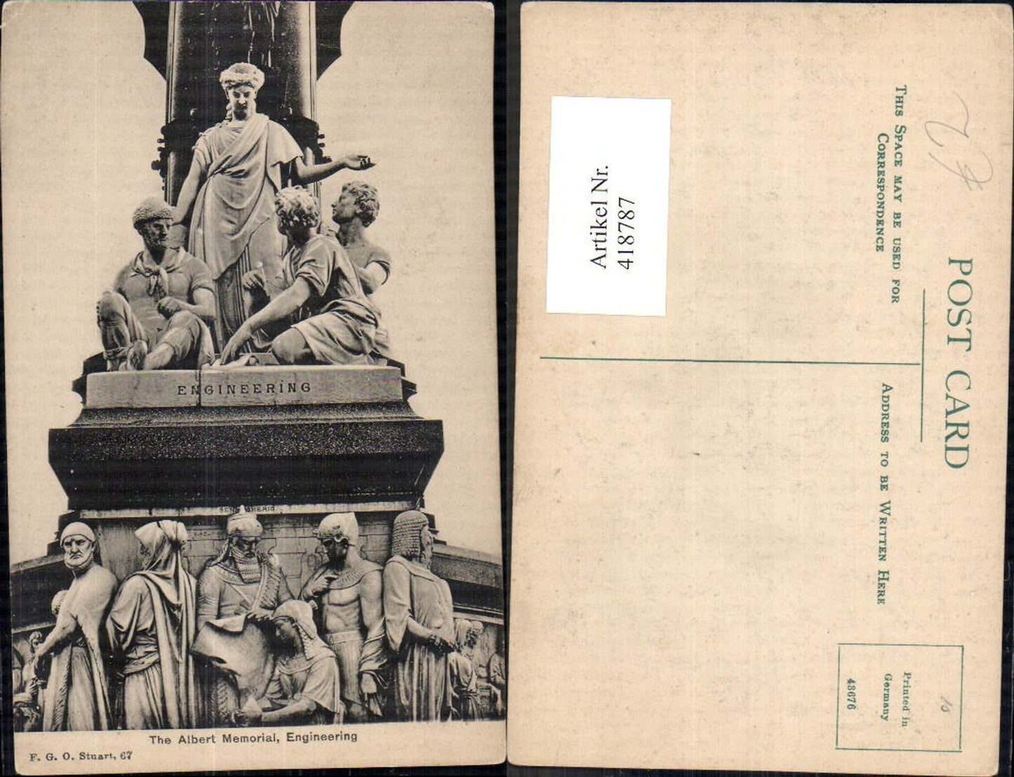418787,The Albert Memorial Engineering Statue Monument