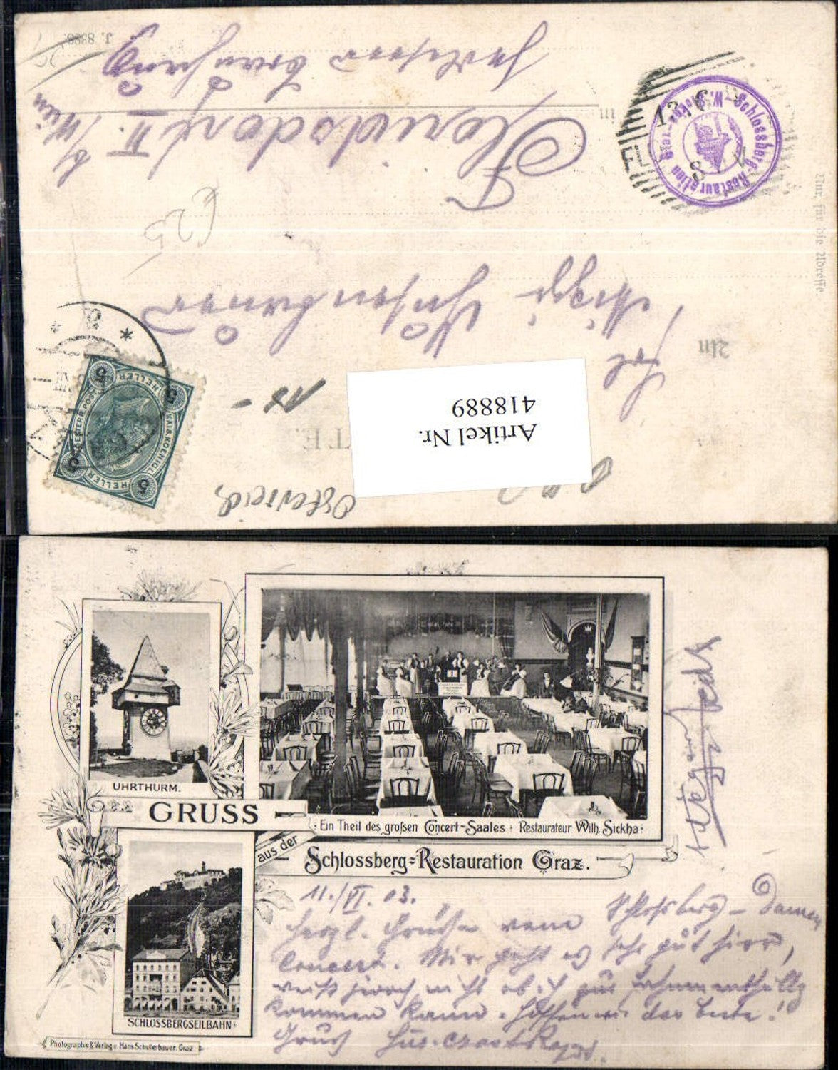 Alte Ansichtskarte – Old Postcard