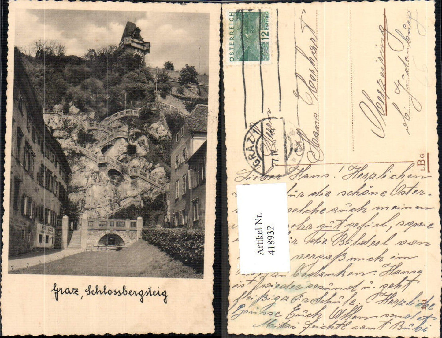 Alte Ansichtskarte – Old Postcard
