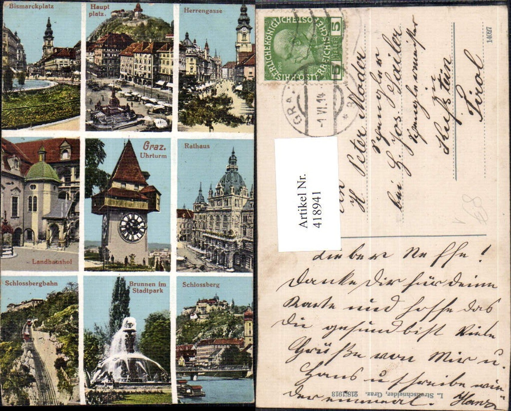 Alte Ansichtskarte – Old Postcard