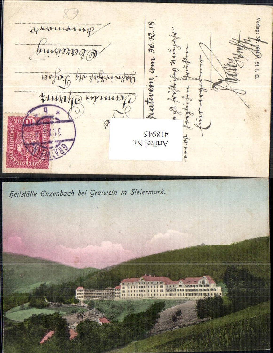 Alte Ansichtskarte – Old Postcard