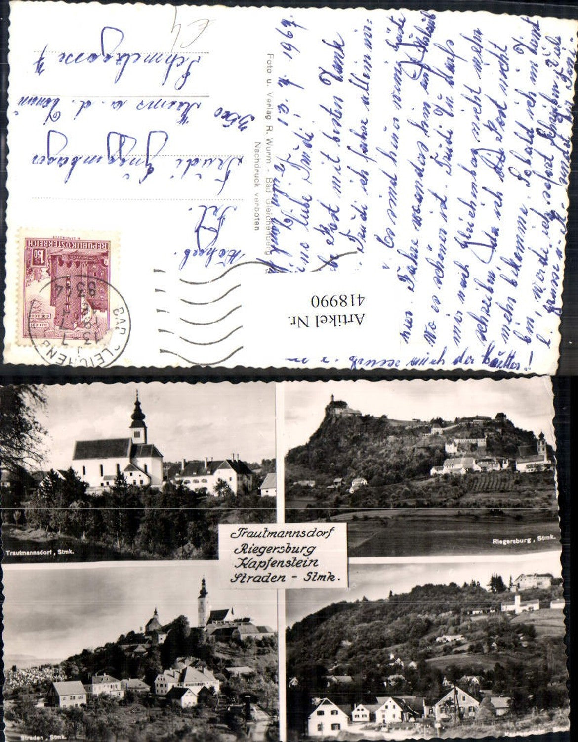 Alte Ansichtskarte – Old Postcard