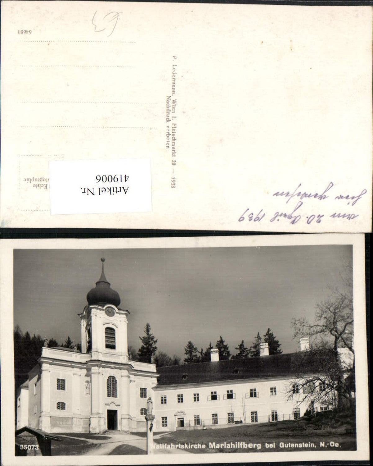 Alte Ansichtskarte – Old Postcard