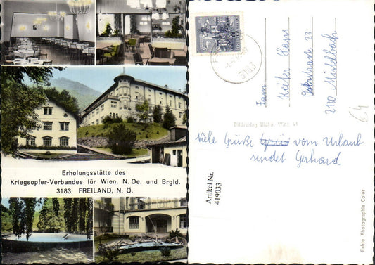 419033,Freiland Erholungsstätte des Kriegsopfer-Verbandes Mehrbildkarte