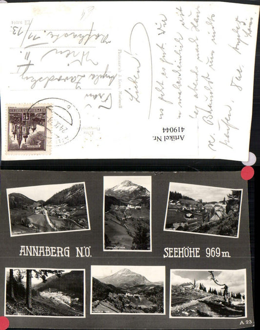 419044,Annaberg Totale Bergkulissen Mehrbildkarte