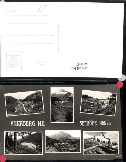 419047,Annaberg Totale Bergkulissen Mehrbildkarte