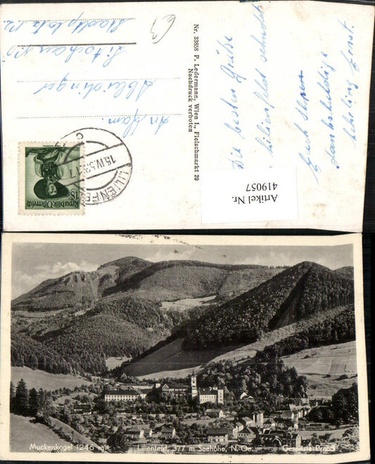 419057,Lilienfeld Totale m. Muckenkogel u. Gespitzte Brand