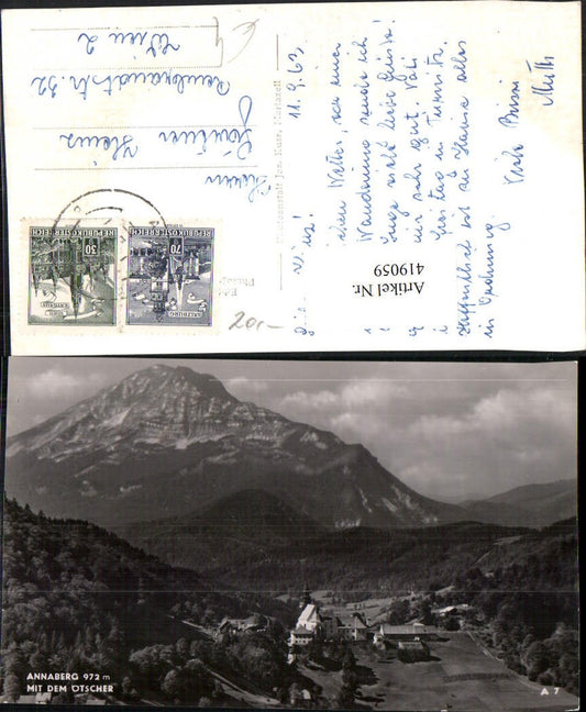 419059,Annaberg Totale m. Ötscher Bergkulisse