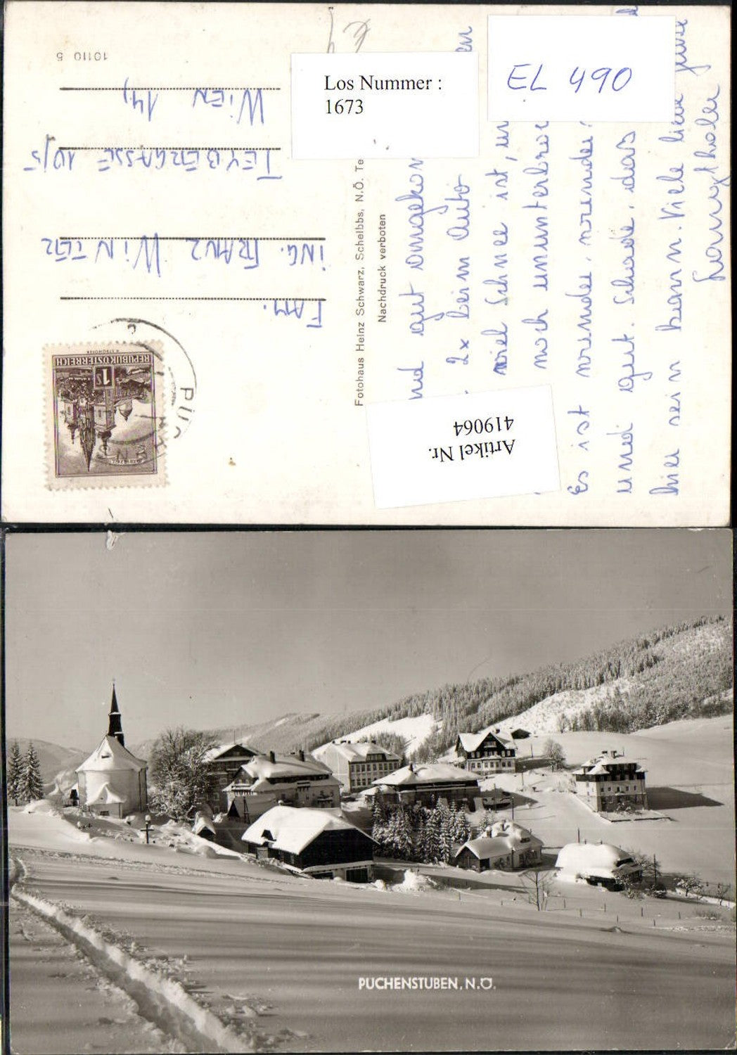 419064,Puchenstuben Totale Winterbild