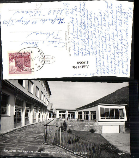 419068,Ramsau b. Hainfeld Urlaubsheim Annental Terrasse