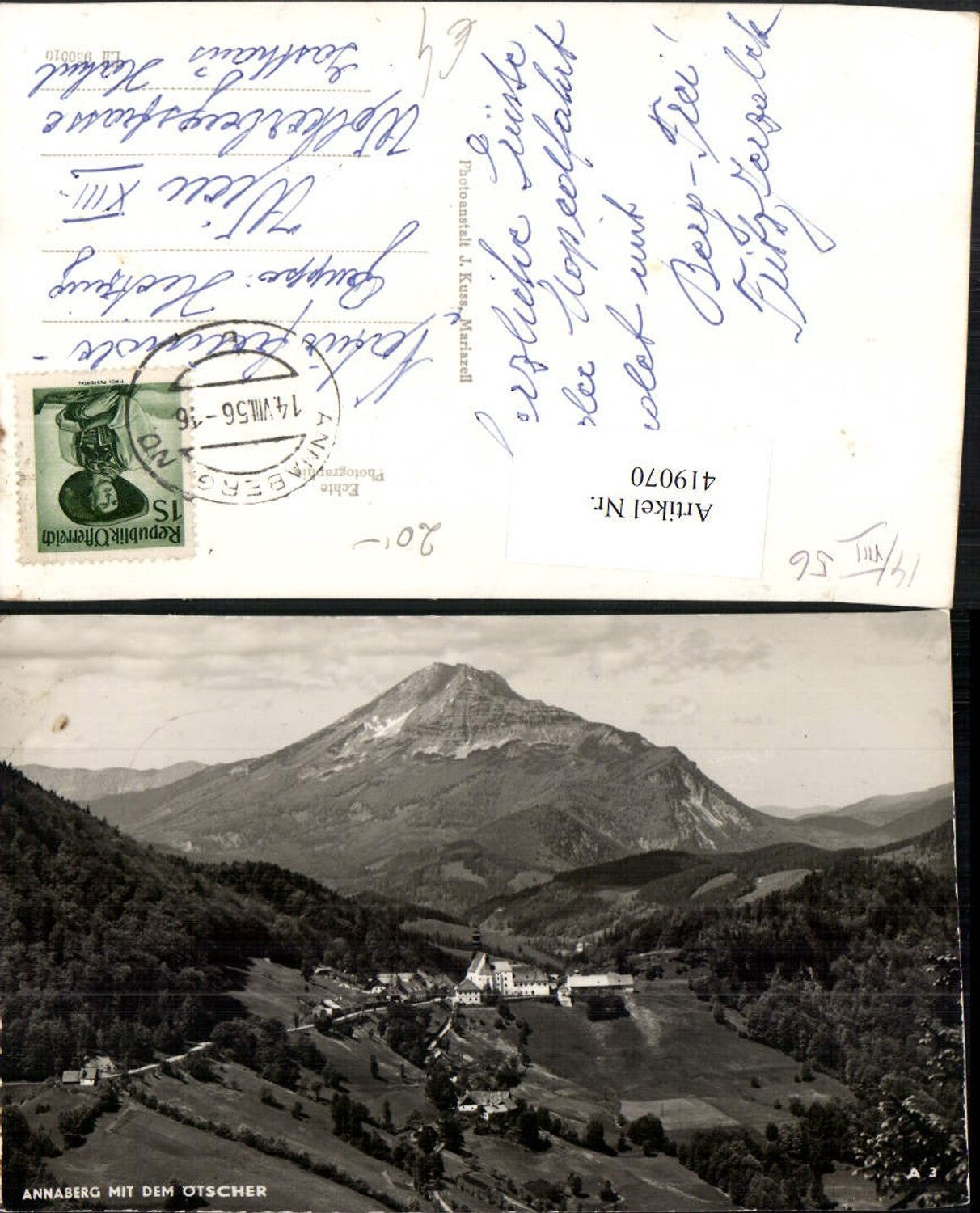 419070,Annaberg Totale m. Ötscher Bergkulisse