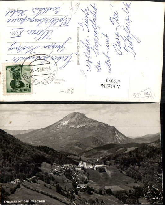 419070,Annaberg Totale m. Ötscher Bergkulisse