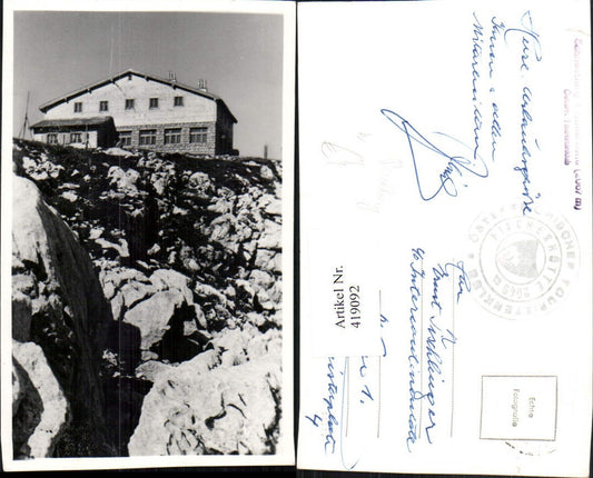 419092,Schneeberg Fischerhütte Berghütte b. Puchberg